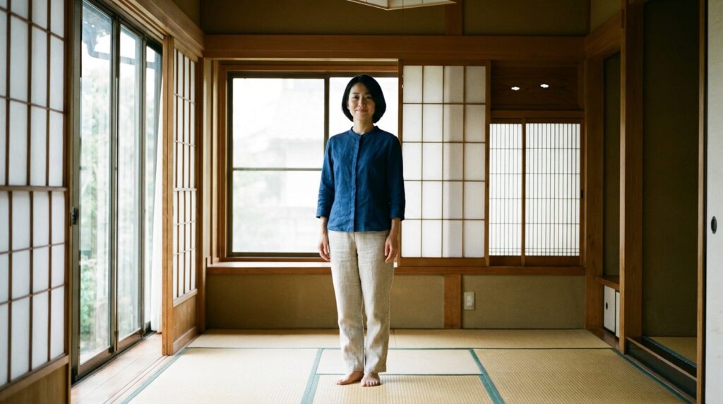 体軸整体で姿勢が整った実例