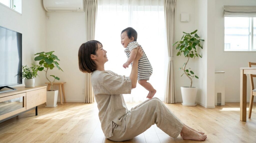 体が整うと子育ても楽になる