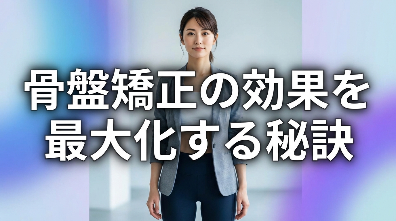 骨盤矯正の効果を最大化する体軸という土台