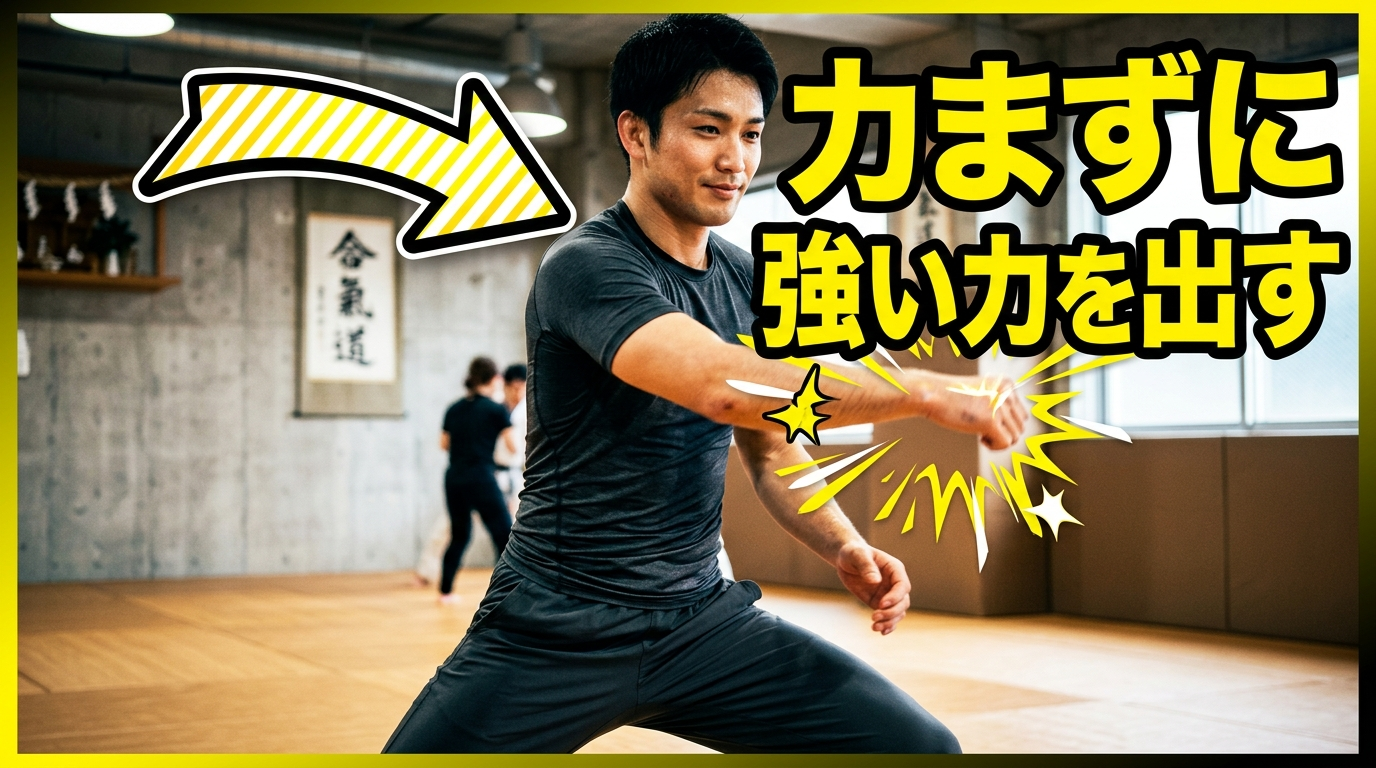 力まずに強い力を出す・脱力した動き