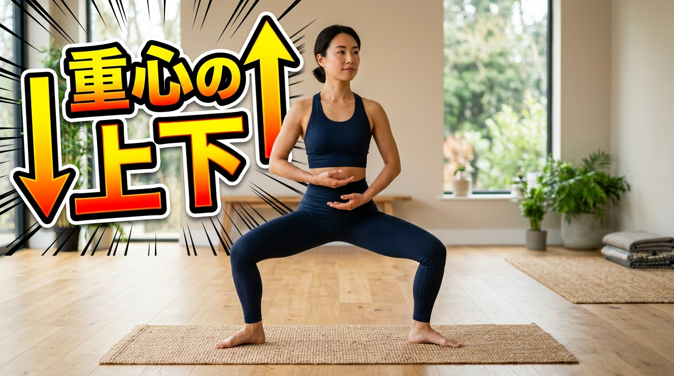 重心の上下を体験できる整体