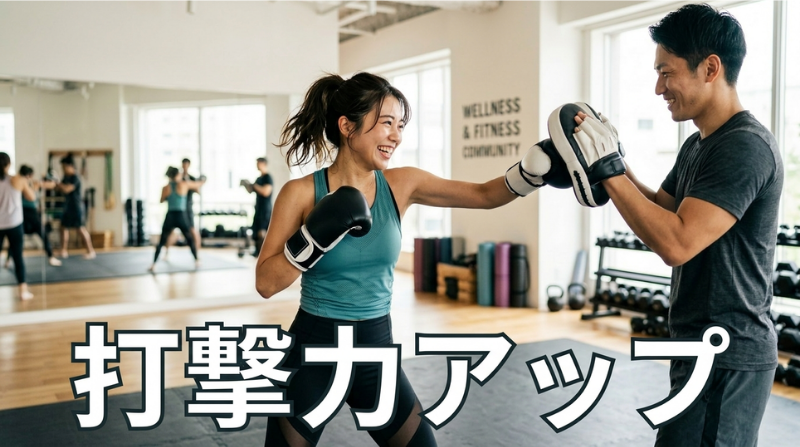 パンチ力・キック力アップを体験できる整体