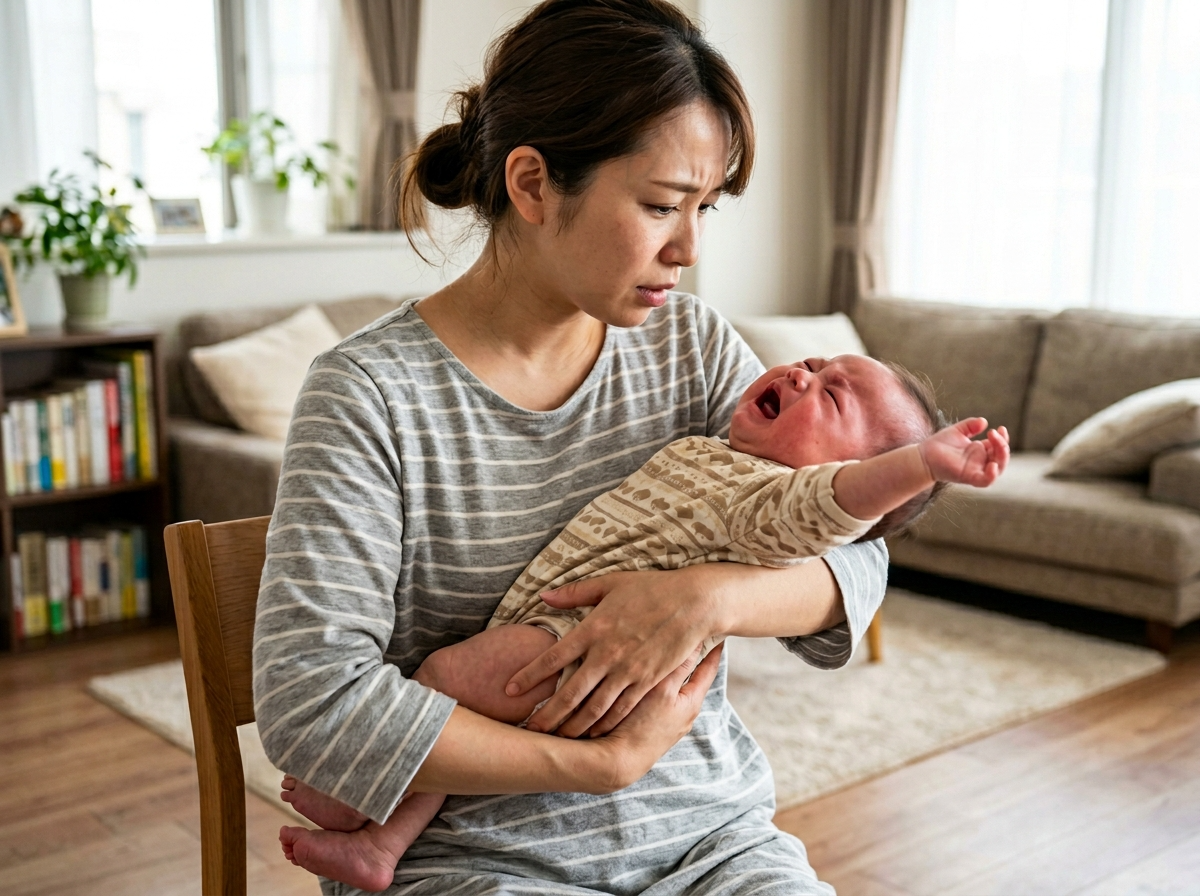 赤ちゃんの反り返り対策